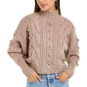 BLANK NYC Bare With Me Mock Neck Sweater S